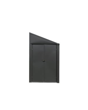 Spacemaker Yardsaver metalen gereedschapsschuur aanbouw 124x203x208 cm