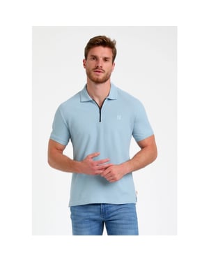 Gabbiano Heren polo 235534 4001 bright blue
