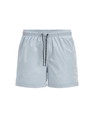 Jack & Jones Heren zwemshort jpstmaui jjswim splicelogo effen ijsblauw
