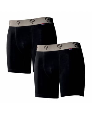 Q1905 Boxer 2-pack black / black