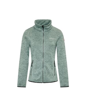 Nordberg andrea fleece fleece sweater met rits dames -