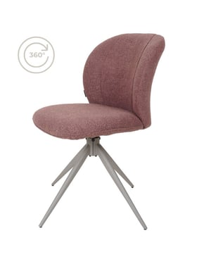 Home67 Eetkamerstoel cosmo bouclé -
