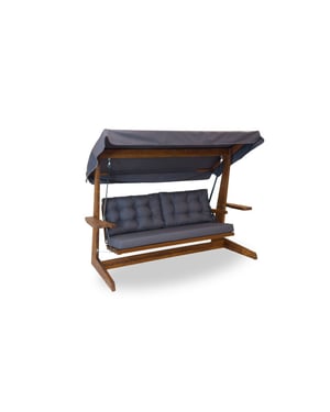 Westmann Viva 2400 houten 3-zits hollywood schommelbank -