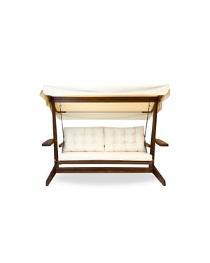 Westmann Viva 2400 houten 3-zits hollywood schommelbank beige