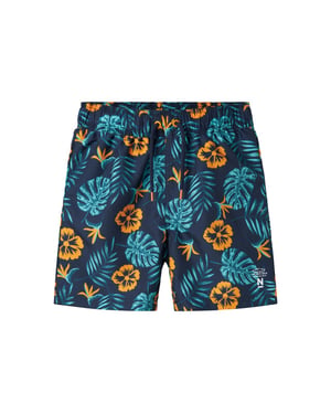 Name It Jongens zwemshorts nkmzaba bladeren/bloemenprint
