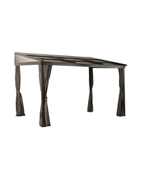 Sojag Aluminium terrasoverkapping boedapest brons 298x364x243cm