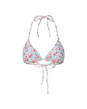 Pieces Dames triangel bikini top pcbaomi gebloemde print