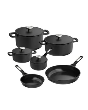 BergHOFF Leo phantom downdraft pannenset 6-delig met gratis panbeschermerset