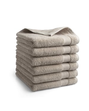 DoubleDry Hotel handdoeken 50 x 100 cm – set van 6 – 100% katoen 500 g/m2 –