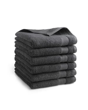 DoubleDry Hotel handdoeken 50 x 100 cm – set van 6 – 100% katoen 500 g/m2 –