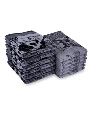 DoubleDry Theedoeken en keukendoeken set 12 stuks 100% katoen hoge