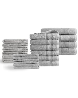 Phlox Handdoeken 22 delig set supreme oeko-tex made in green 600 g/m2 zacht