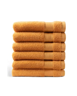 DoubleDry Hotel handdoeken 50 x 100 cm – set van 6 – 100% katoen 500 g/m2 –