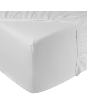 DoubleDry Hoeslaken flanel 100% zacht katoen tweepersoons 180x200 cm rondom