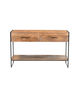 Livingfurn wandtafel elin 120cm , zwart