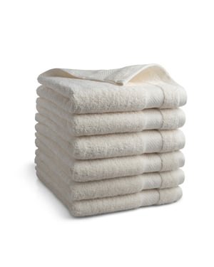 DoubleDry Hotel handdoeken 50 x 100 cm – set van 6 – 100% katoen 500 g/m2 –