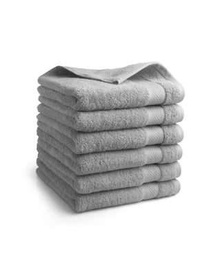DoubleDry Hotel handdoeken 50 x 100 cm – set van 6 – 100% katoen 500 g/m2 –
