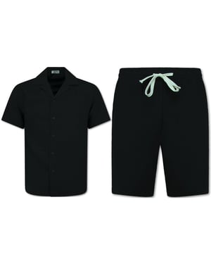 Enos Ribbed oversized shirt zomerset