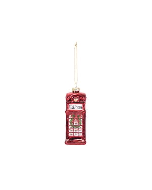 House Vitamin Xmas hanger jubilee kiosk glass 4,5x4,5x12cm