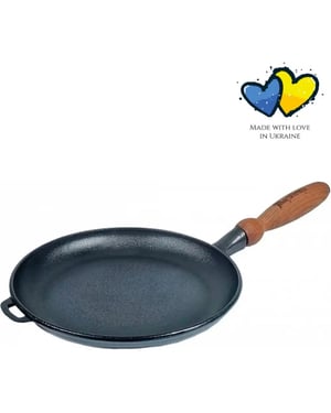 Maysternya Pannenkoekenpan gietijzer ø 22 x 2,5 cm zwart