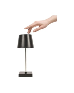 WDMT Moderne led tafellamp met touch functie zwart