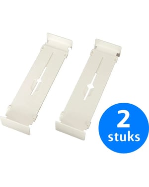 WDMT Witte uitschuifbare lade organizer 2 stuks