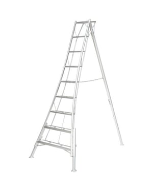 Niwaki 3-poot tuinladder 270 cm in hoogte verstelbaar plukladder nw02700