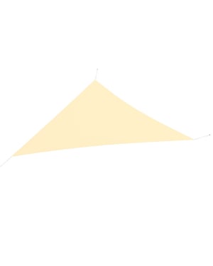 Hanse® Schaduwdoek driehoek 90° waterafstotend 3x4x5 m zonnedoek