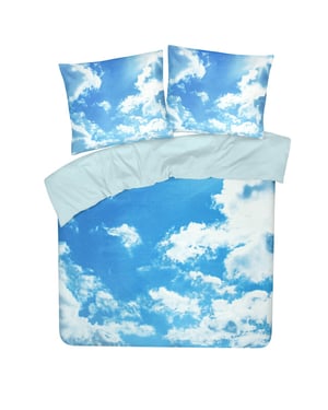 DoubleDry Dekbedovertrek my design 100% katoen tweepersoons 200x200 cm + 2