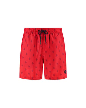 Shiwi Heren zwemshort mike 7" koraalprint