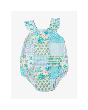 MC Saint Barth Meisjes badpak pinkie shabby patch