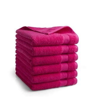 DoubleDry Hotel handdoeken 50 x 100 cm – set van 6 – 100% katoen 500 g/m2 –