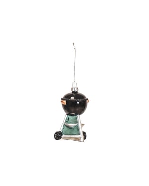 House Vitamin Xmas hanger barbecue glass black 5x5x9,5cm