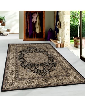 Muratap Gholam oosters klassiek laagpolig vloerkleed / beige- 80x150
