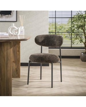 Hoyz eetkamerstoel round tissee cargo set van 2