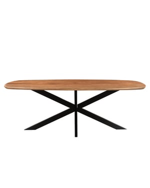 Livingfurn eetkamertafel jesper danish oval 210cm mangohout