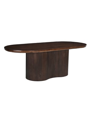 Livingfurn eetkamertafel sevilla brown 300cm mangohout