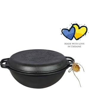 Maysternya Gietijzeren dutch oven 8 liter zwart