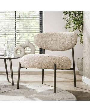 Hoyz fauteuil round tissee cargo zandkleur