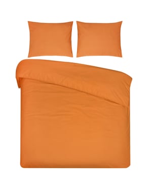 DoubleDry Dekbedovertrek 100% natuurlijk katoen eenpersoons 140x200/220 cm + 1
