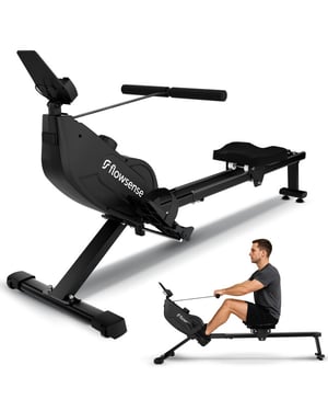 Mirlux Roeitrainer magnetische roeitrainer fitness 16 weerstandsniveaus