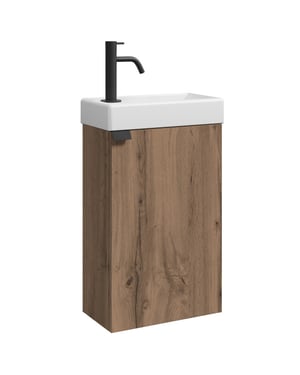 Badplaats Toiletmeubel apollo 40 x 22 cm bruin fonteinmeubel met