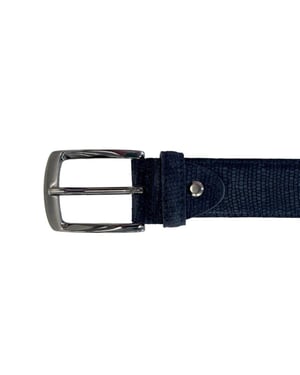 Rehab 8842253401-belt suede lizzard 8100-darkblue