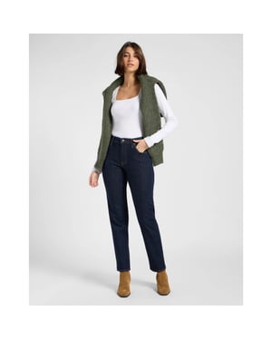 Lee Carol dames straight-fit jeans deepest space