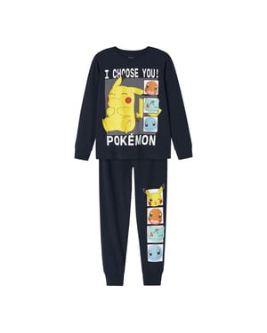 Name It Jongens pyjama set nkmabel pokemon donker