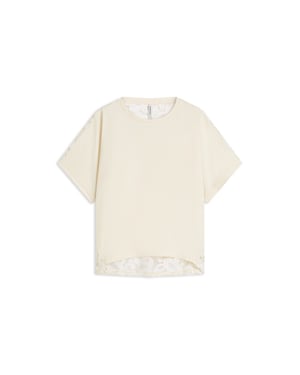 Summum top crochet back 3s5324-30789 122 ivory