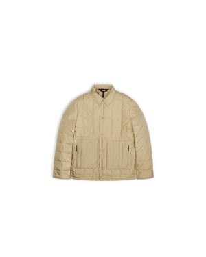 Rains 18200 liner shirt jacket sand