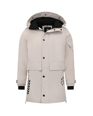 Enos Beige winterjas 9803
