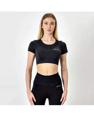 Forza short sleeve seamless crop top -