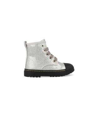 Shoesme Boots biker sw21w011-b zilver